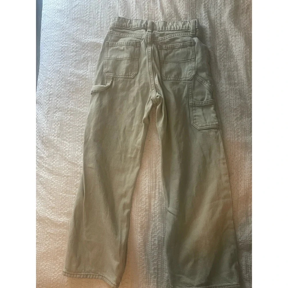 Old Navy Boys Baggy Dirty Light Wash Denim Jeans 10